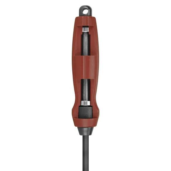 Tipton 1-Piece Deluxe Carbon Fiber Gun Cleaning Rod .22 to .26 Caliber 26" Red