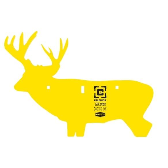Caldwell AR500 Steel Deer Silhouette Hanging Target 33% Yellow