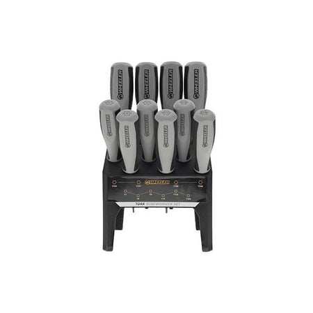 Wheeler 10 Pc Torx Benchtop Screwdriver Set with Stand