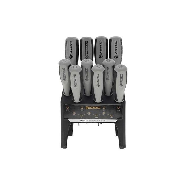 Wheeler 10 Pc Torx Benchtop Screwdriver Set with Stand