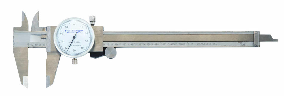 Frankford Stainless Steel Dial Caliper Precision Reloading Measurement Tool