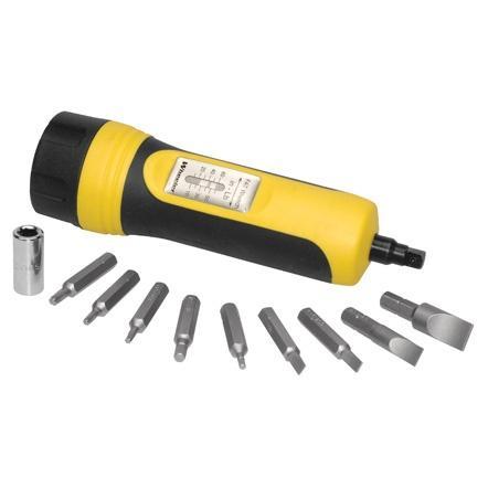 Wheeler FAT Wrench Torque Wrench with 10-Piece Bit Set by Battenfeld Technologies