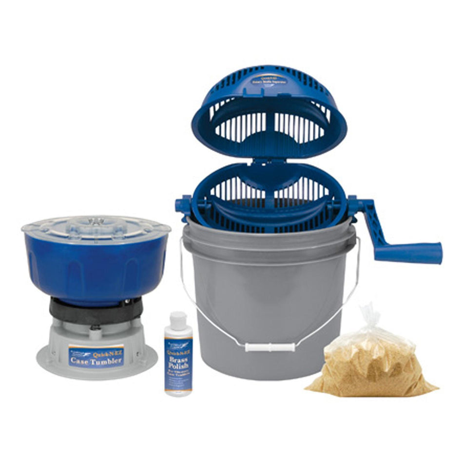 Frankford Arsenal Quick-N-EZ Case Tumbler Kit for Brass Reloading