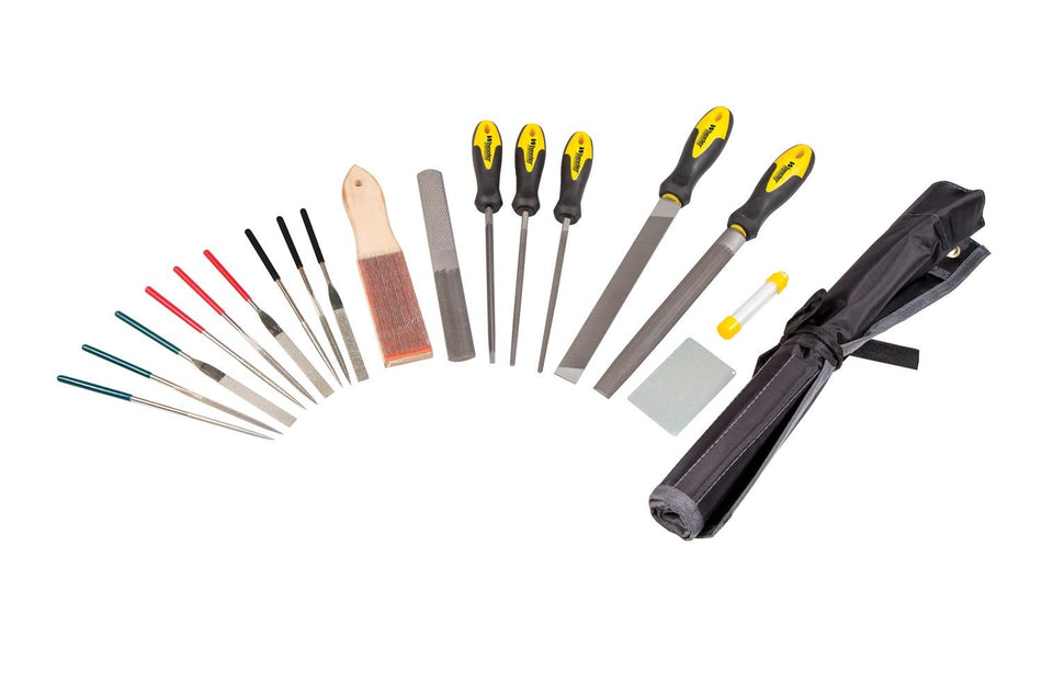 Wheeler Engineering 19-Piece Professional Gunsmith File Set by Battenfeld