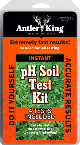 Antler King Soil pH Test Kit 4-Test Food Plot Tester