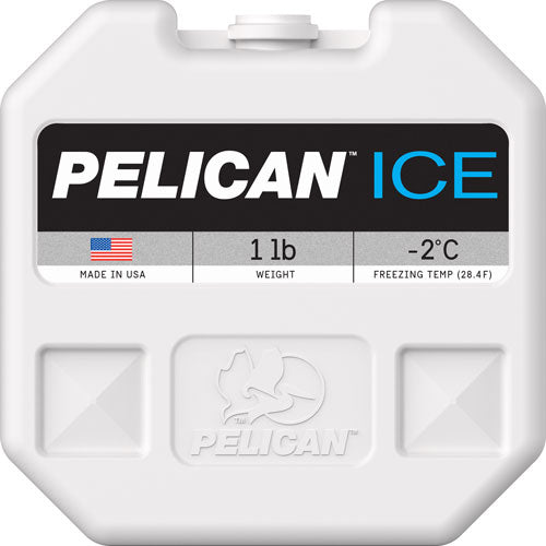 Pelican White Reusable 1 lb Ice Pack