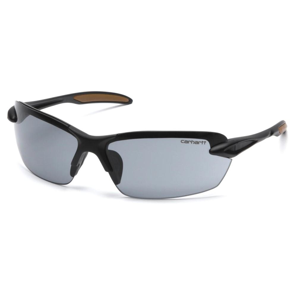 Pyramex Spokane Black Frame Safety Shooting Glasses Grey Lens