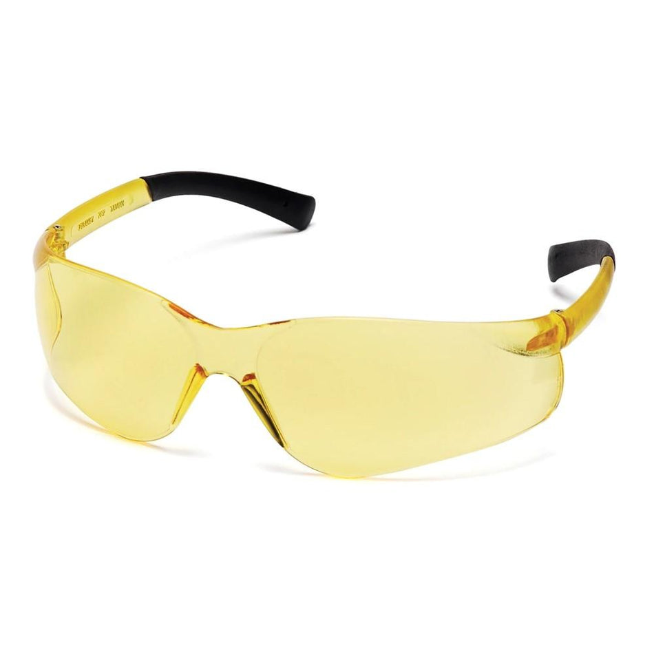 Pyramex ZTek Safety Glasses Amber Lens with DP1000 32dB Hearing Protection