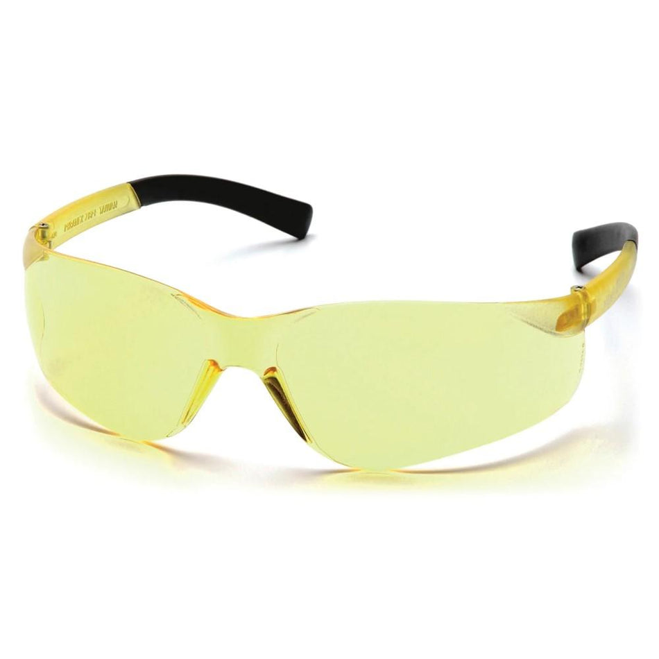 Pyramex Mini Ztek Amber Safety Glasses and DP1000 32dB Earplugs Combo