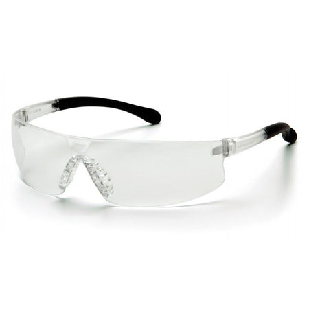 Pyramex Provoq Clear Lens Shooting Safety Glasses Black