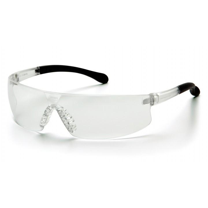 Pyramex Provoq Clear Lens Shooting Safety Glasses Black