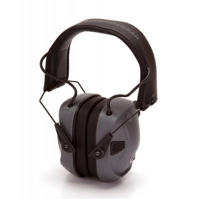 Pyramex Amp BT Wireless Electronic Ear Muff 26dB NRR Gray