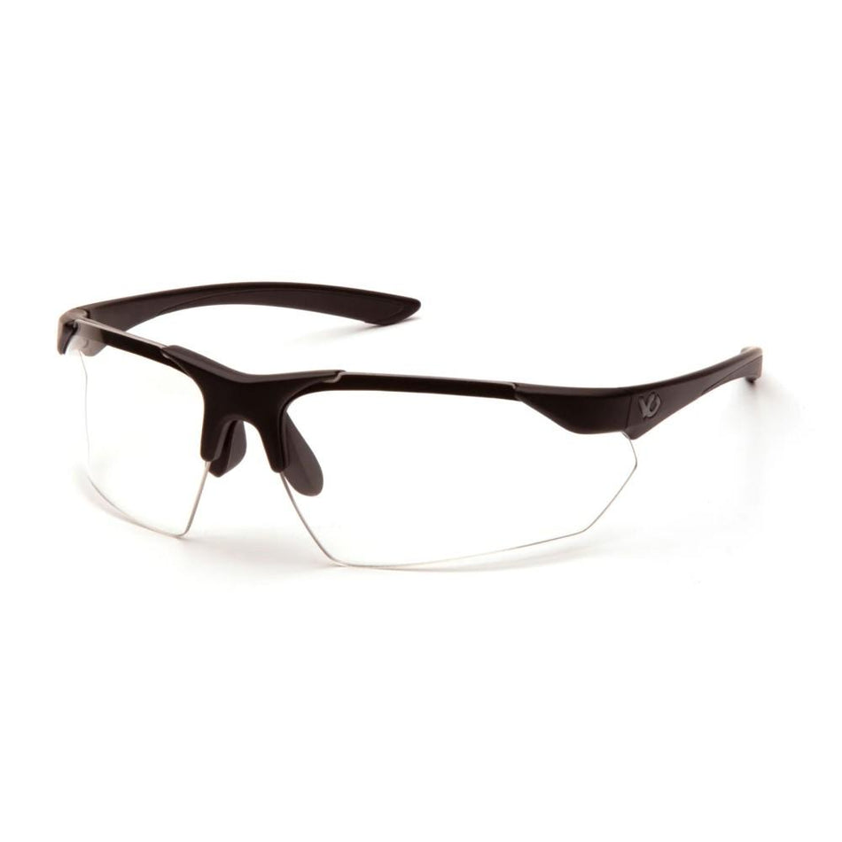 Pyramex Drone 2.0 Anti-Fog Shooting Glasses Black with Clear Lens