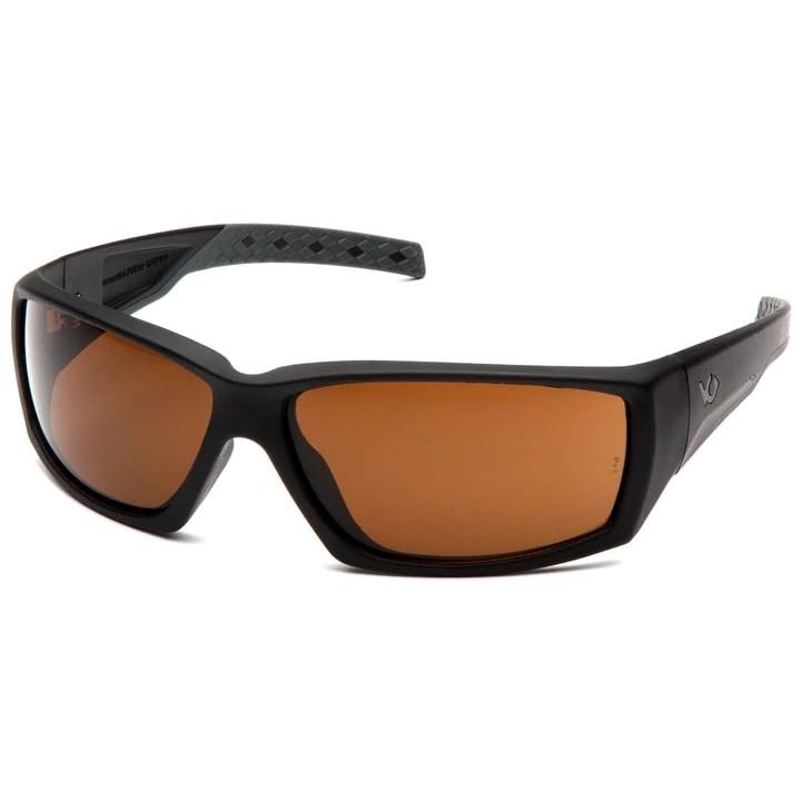 Pyramex Overwatch Anti-Fog Shooting Glasses Black with Bronze Lens