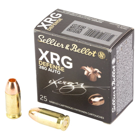Sellier & Bellot (S&B) 380 ACP SB380XA XRG Solid Copper Hollow Point 77 Grain