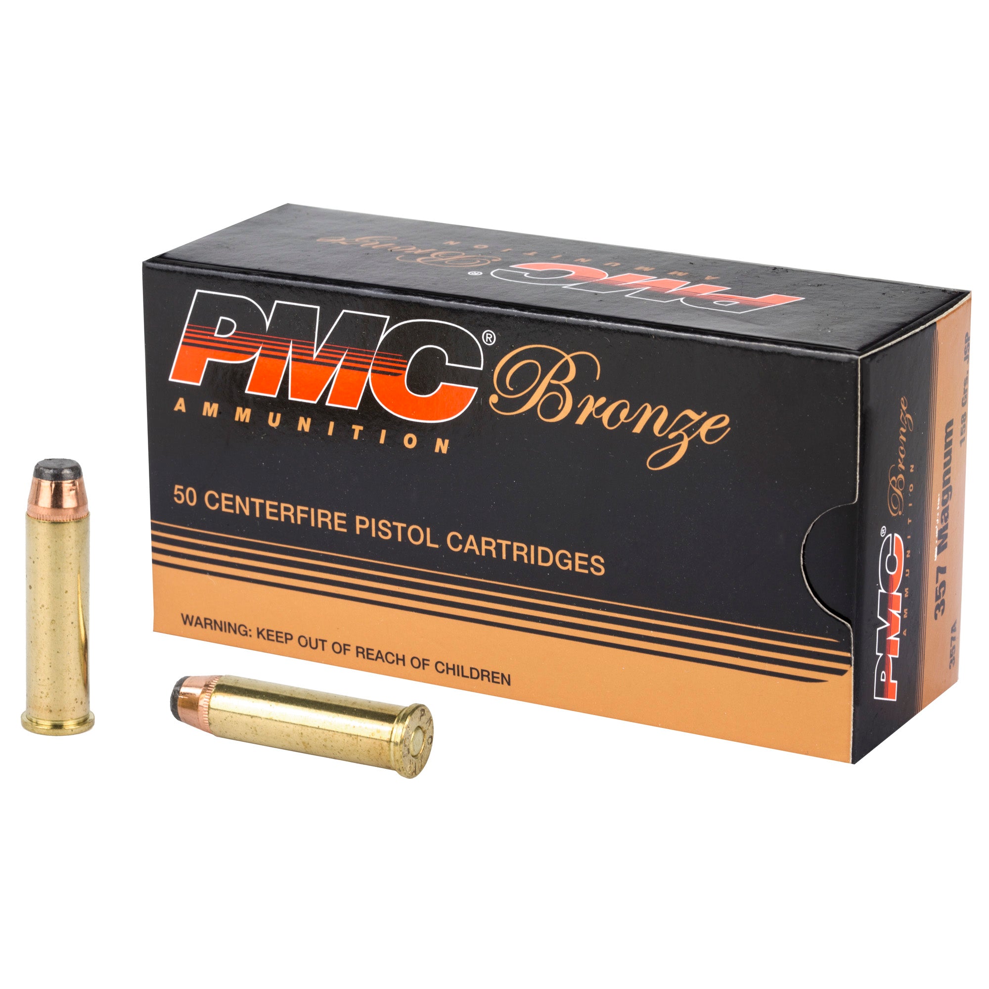 PMC .357 Magnum 357A Bronze Jacketed Soft Point JSP 158 Grain