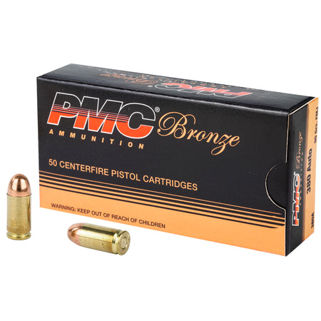PMC .380 ACP/Auto 380A Bronze Full Metal Jacket FMJ 90 Grain