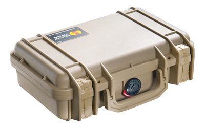 Pelican 1170-000-190 Protective Case, Tan, Crushproof and Dustproof Hard Case