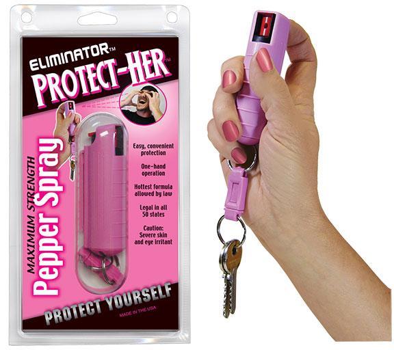 Eliminator Protect-Her Pepper Spray with Removable Keychain