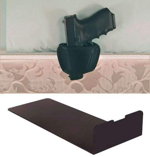 PS Products Black Bedside Bracket with 035 Concealed Carry Holster Large