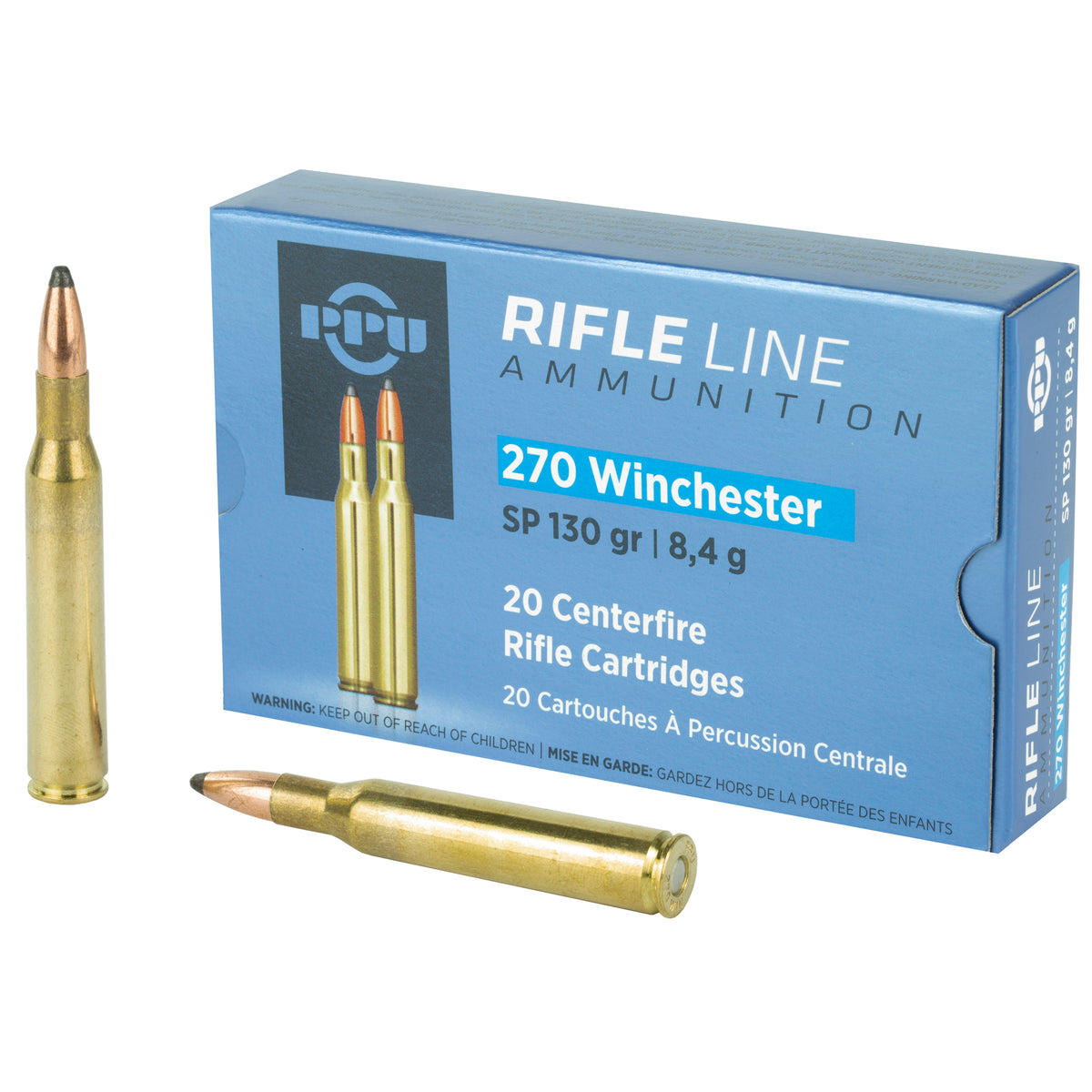 Prvi Partizan .270 Winchester PP2701 8605003812357 Soft Point SP 130 Grain