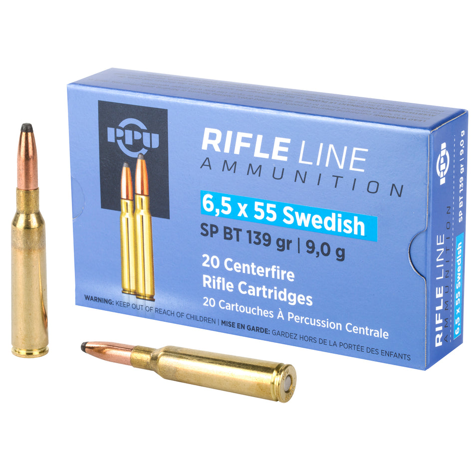 Prvi Partizan 6.5x55mm Swedish PP6SWS 8605003812722 Soft Point SP 139 Grain