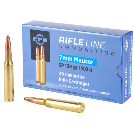 Prvi Partizan 7mm Mauser PP7 Metric Rifle Soft Point SP 139 Grain