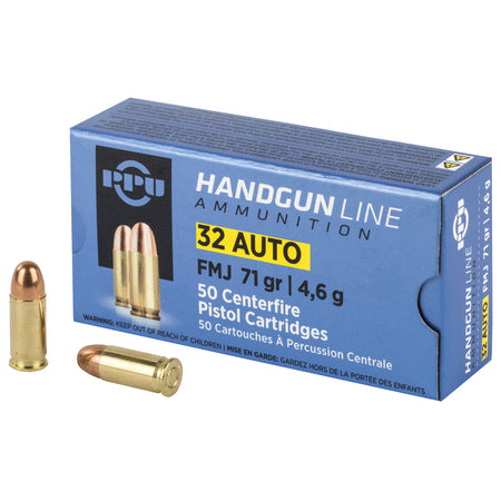 Prvi Partizan .32 ACP PPH32AF Full Metal Jacket FMJ 71 Grain