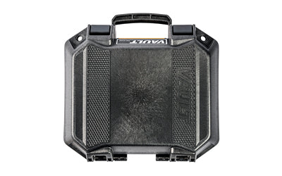 Pelican VCV100-0060-BLK Vault Pistol Hard Case, Black, Foam Pistol Cutout, Weather Resistant