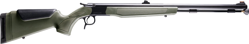 CVA Optima 50 Caliber 26" Black/Green Muzzleloader with Fiber Optic Sight