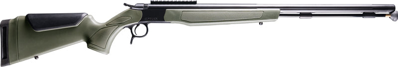 CVA Optima 50 Caliber 26" Black/Green Muzzleloader w/ Pic Rail