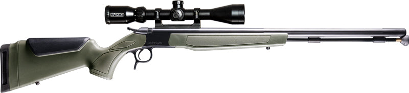 CVA Optima 50 Caliber 26" Black/Green Muzzleloader Package w/ 3-9x40 Scope