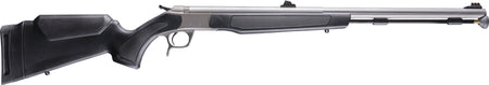 CVA Optima 50 Caliber 26" Stainless/Black Muzzleloader with Fiber Optic