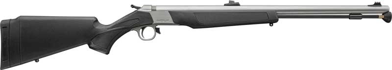 CVA Wolf V2 50 Caliber 24" Stainless Black Synthetic Muzzleloader with Iron Sights