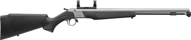 CVA Wolf V2 50 Caliber 24" Stainless Black Syn Muzzleloader with ISM