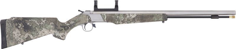 CVA Wolf V2 50 Caliber 24" SS/True Timber Strata Muzzleloader with ISM
