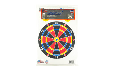 Pro-Shot Products 12"x18" Multi-Color Game Series Dart Board Splatter Targets, 8 Pack
