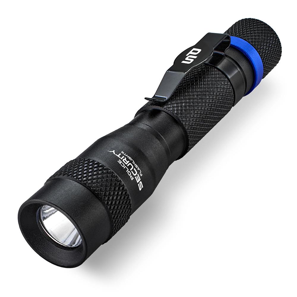 Police Security Mole Pocket Flashlight 45 Lumens Black - 1 AAA Battery
