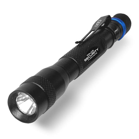 Police Security 50 Lumen Inspector Flashlight in Black