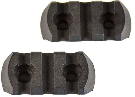 J&E 1.5" 3-Slot Polymer M-LOK Accessory Rail, 2-Pack
