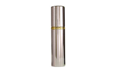 PS Products Hot Lips .75oz Pepper Spray, Lipstick Style, Silver