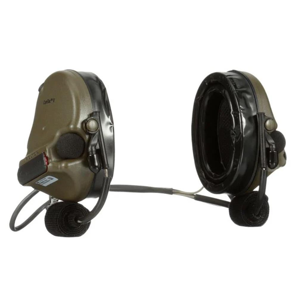 3M Peltor ComTac V Hearing Defender Electronic Headset Neckband Green
