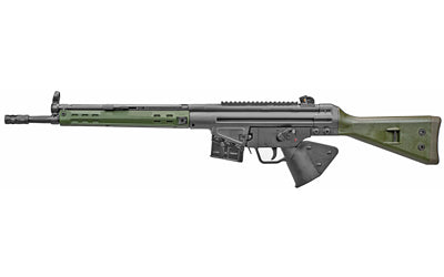 PTR 91 GIRK .308 Win 16" Semi-Auto Rifle, 10-Round Capacity, Green Furniture, CA Compliant