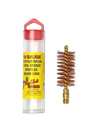 Pro-Shot 10 ga Brass Core Bronze Bristle Shotgun Bore Brush