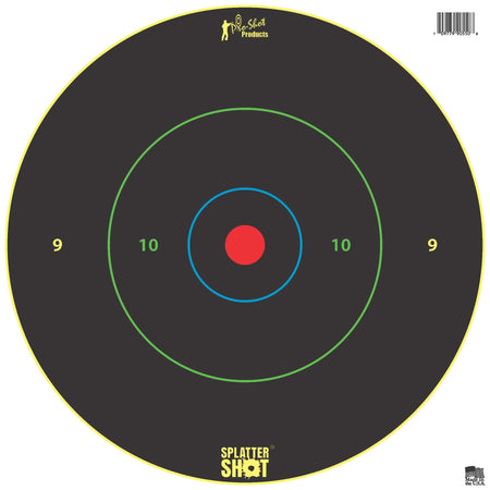 Pro-Shot 12" Multi-Color Bullseye Reactive Splatter Target 5/ct