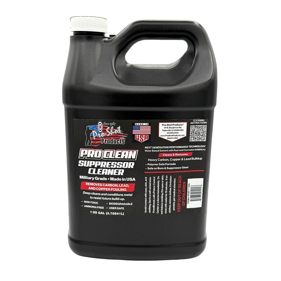 Pro-Shot Pro Clean Suppressor Cleaning Solution 1 Gallon Made in USA