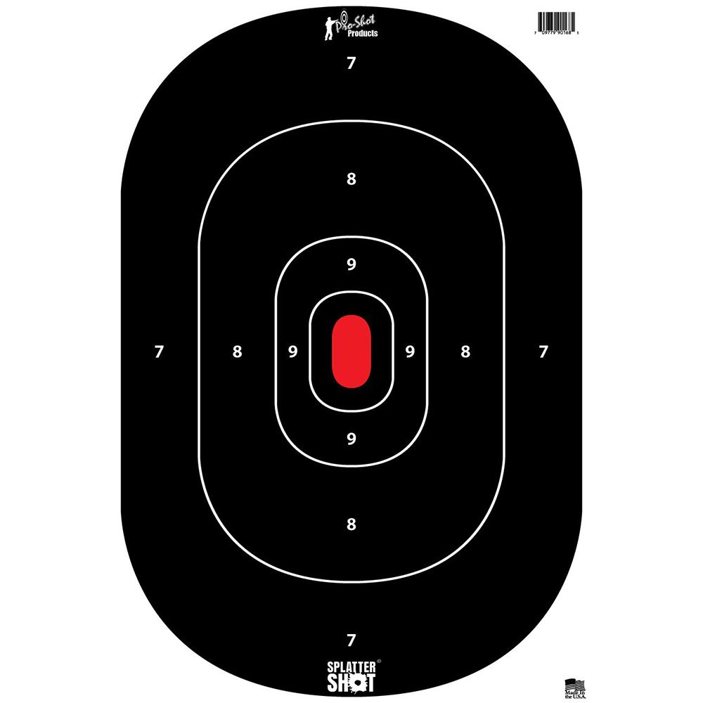 Pro-Shot Silhouette Target 12" x 17" Tag Paper 8/ct