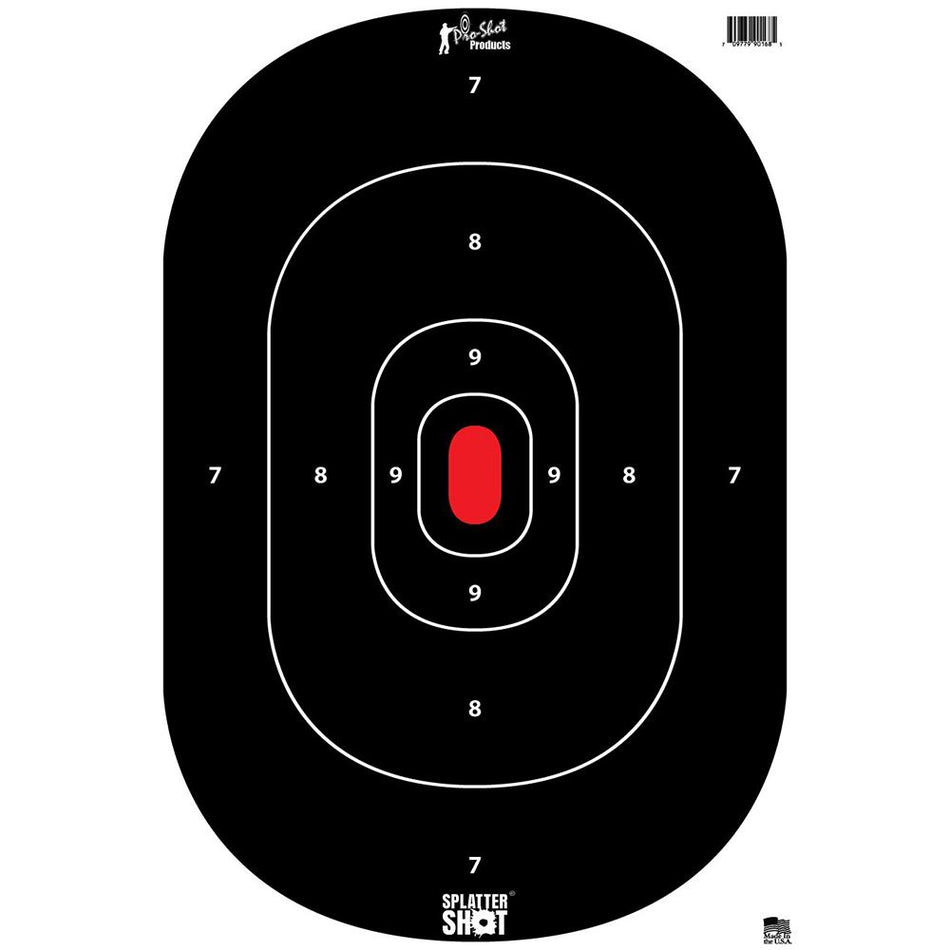 Pro-Shot Silhouette Target 12" x 17" Tag Paper 8/ct