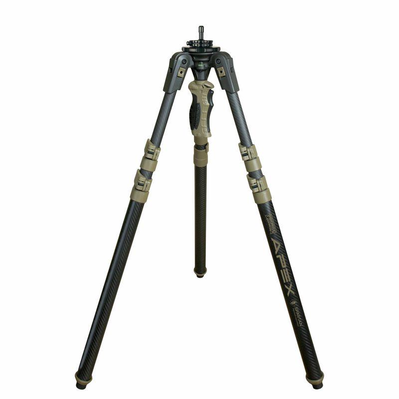 Primos Trigger Stick Apex Tripod Shooting Rest Carbon Fiber Coyote Tan Spartan