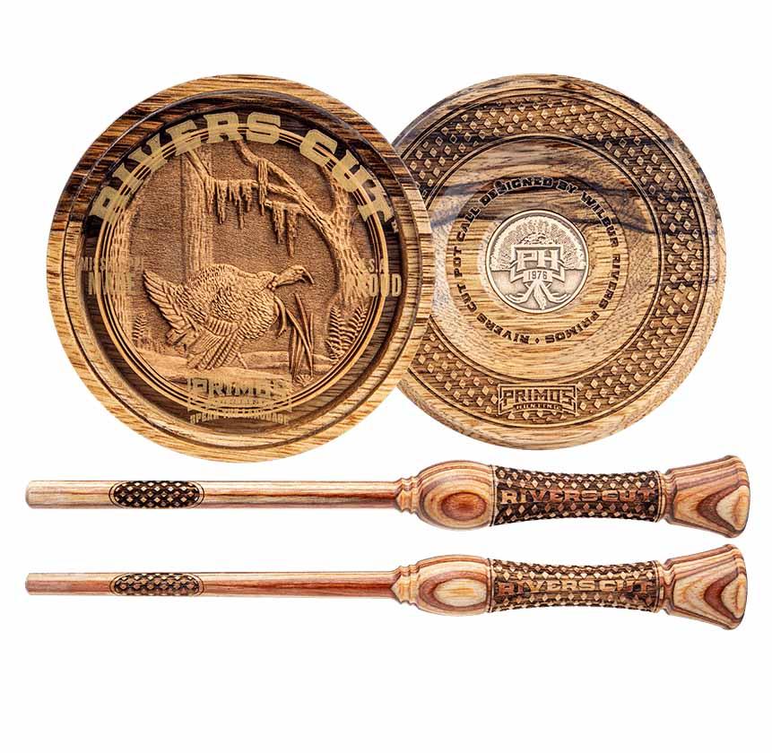 Primos Rivers Cut Exotic Hardwood Turkey Pot Call